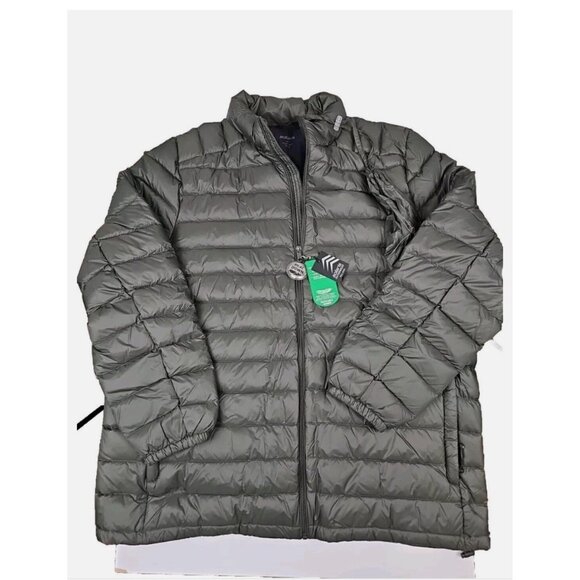 Mens Solaris Packable Down Puffer Jacket With Tags Olive Green 3XB - Picture 1 of 2